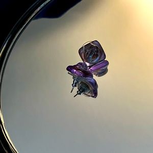 Vintage Glass Blown Earrings